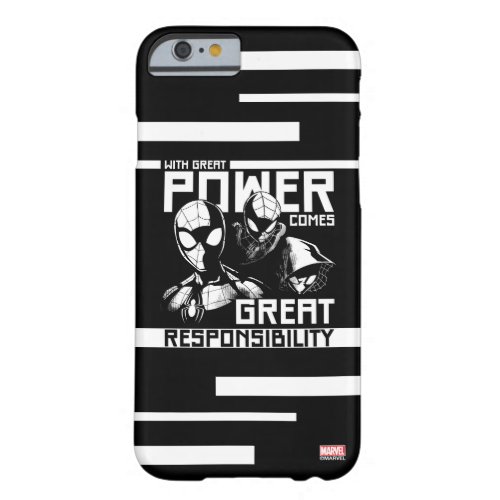 Spider_Man  Great Responsibility Team Up Barely There iPhone 6 Case