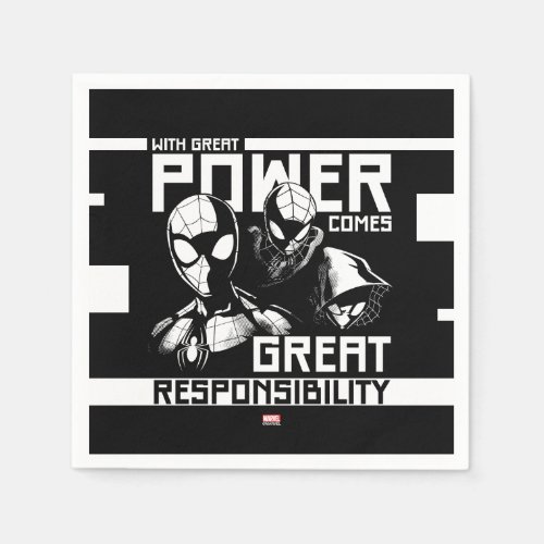 Spider_Man  Great Responsibility Team Up Napkins