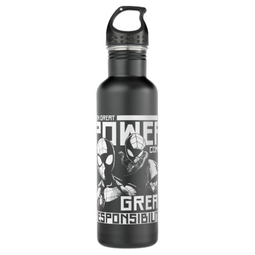 Spider_Man  Great Responsibility Team Up Stainless Steel Water Bottle