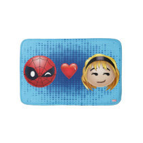 Spider-Man & Gwen Heart Emoji Bathroom Mat