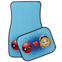 Spider-Man & Gwen Heart Emoji Car Mat