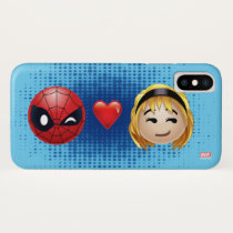 Spider-Man & Gwen Heart Emoji iPhone X Case