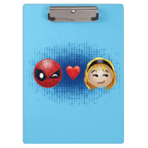 Spider-Man & Gwen Heart Emoji Clipboard