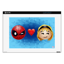 Spider-Man & Gwen Heart Emoji Decals For Laptops