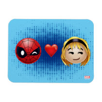 Spider-Man & Gwen Heart Emoji Magnet