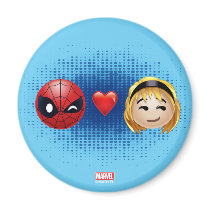 Spider-Man & Gwen Heart Emoji Magnet