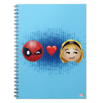 Spider-Man & Gwen Heart Emoji Notebook