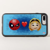 Spider-Man & Gwen Heart Emoji OtterBox Symmetry iPhone 8 Plus/7 Plus Case