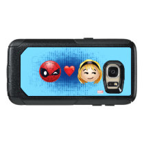Spider-Man & Gwen Heart Emoji OtterBox Samsung Galaxy S7 Case