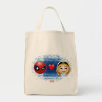Spider-Man & Gwen Heart Emoji Tote Bag