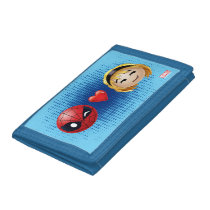 Spider-Man & Gwen Heart Emoji Tri-fold Wallet