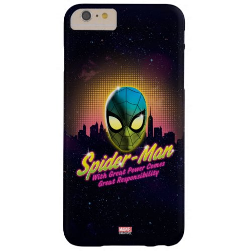 Spider_Man  Halftone Sunset Skyline Barely There iPhone 6 Plus Case