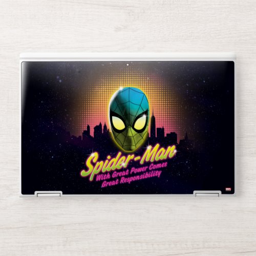 Spider_Man  Halftone Sunset Skyline HP Laptop Skin