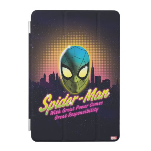 Spider_Man  Halftone Sunset Skyline iPad Mini Cover