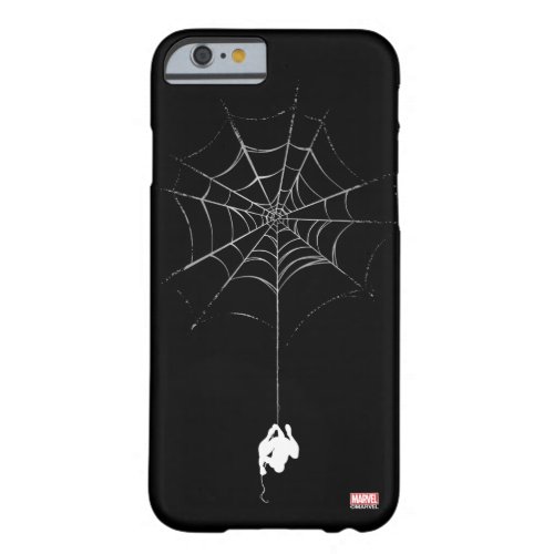 Spider_Man Hanging From Web Silhouette Barely There iPhone 6 Case