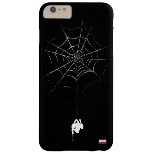 Spider_Man Hanging From Web Silhouette Barely There iPhone 6 Plus Case