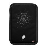 Spider-Man Hanging From Web Silhouette Sleeve For iPad Mini (Back)