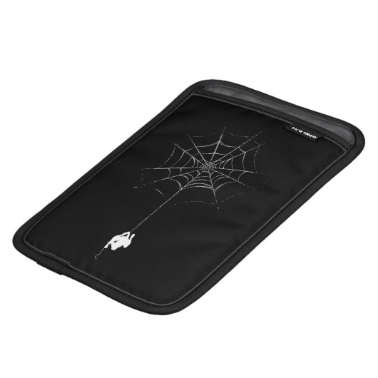 Spider-Man Hanging From Web Silhouette Sleeve For iPad Mini (Front Bottom)
