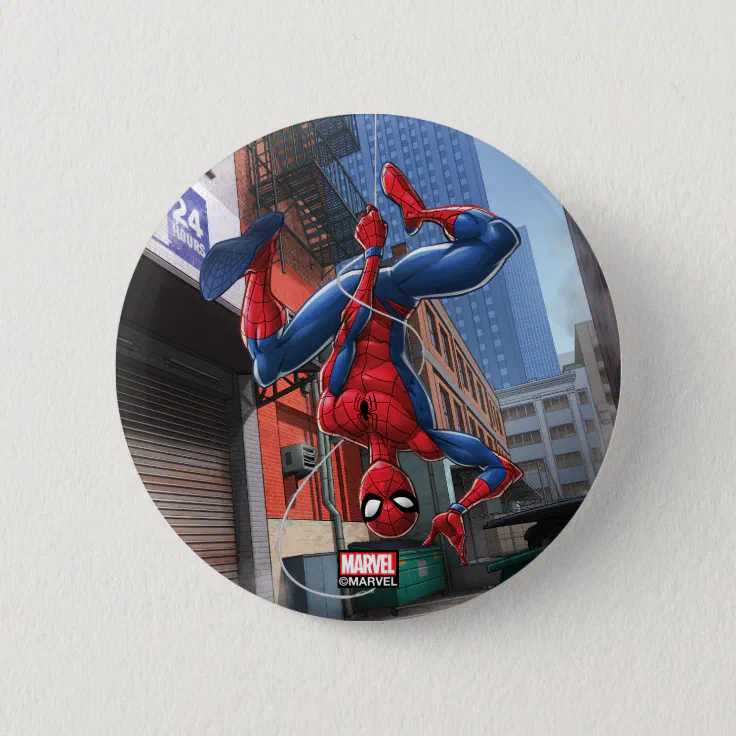 SpiderMan 1 " Inch Pinback Buttons Marvel VENOM Superhero Avengers Badge Pin Set 