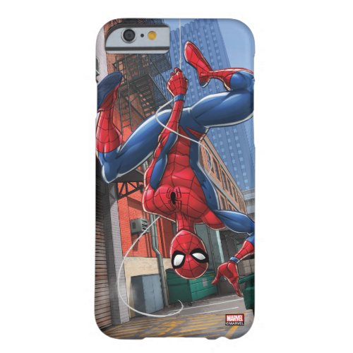 Spider_Man  Hanging Upside_Down From Web Barely There iPhone 6 Case