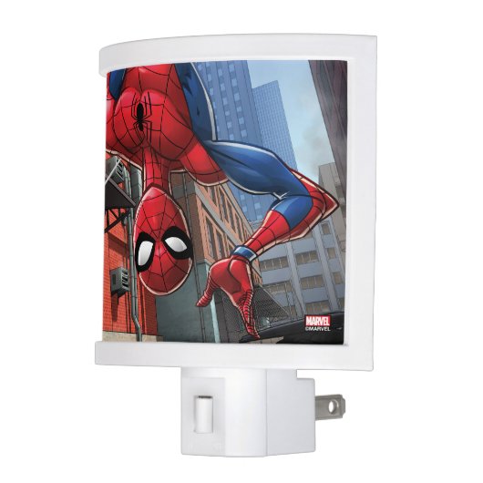 Spider-Man | Hanging Upside-Down From Web Night Light (Left)