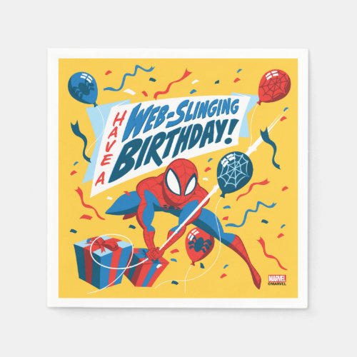 Spider_Man  Have A Web_Slinging Birthday Napkins