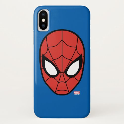 Spider_Man Head Icon iPhone X Case