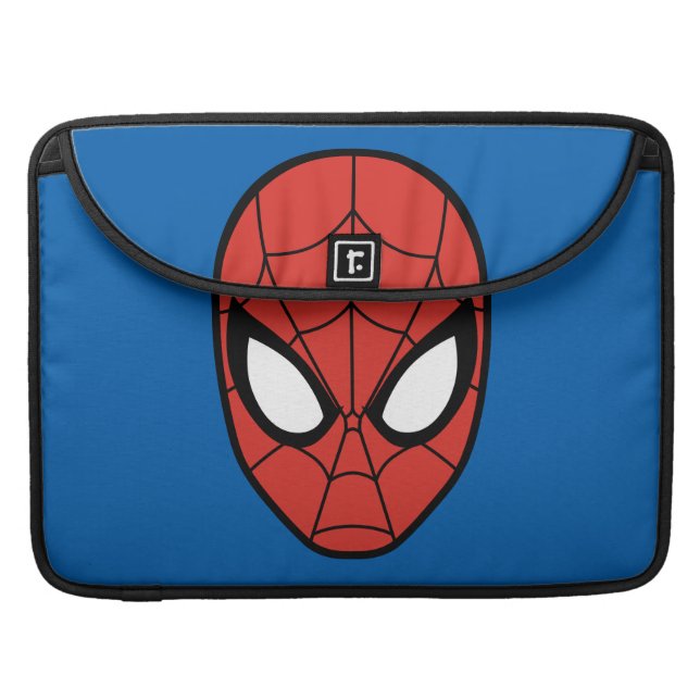 Spider-Man Head Icon MacBook Pro Sleeve (Front Closed)