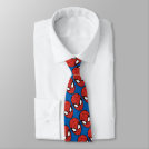 Spider-Man Head Icon Neck Tie Spider-Man Head Icon Neck Tie