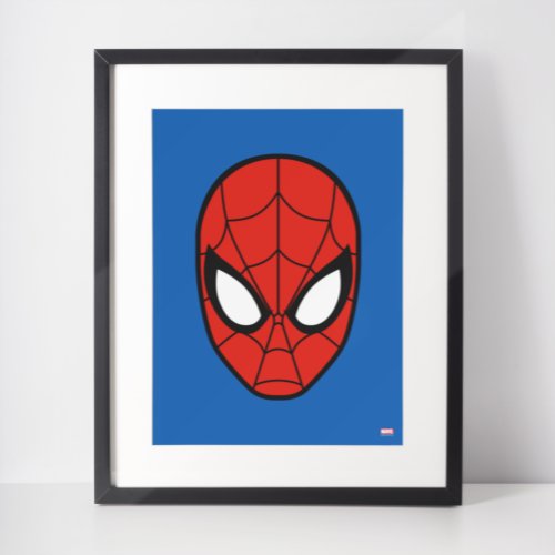 Spider_Man Head Icon Poster