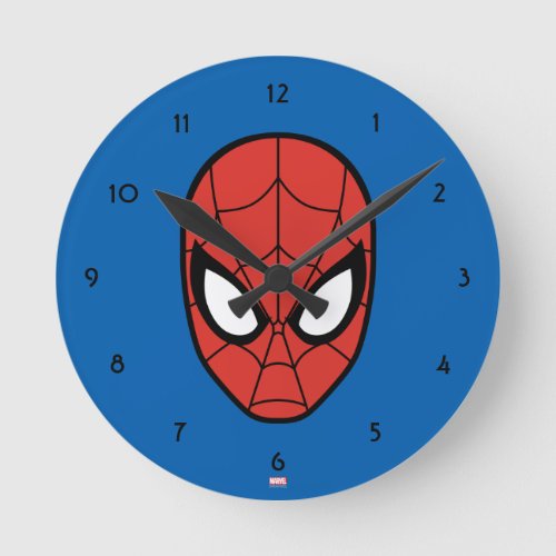 Spider_Man Head Icon Round Clock