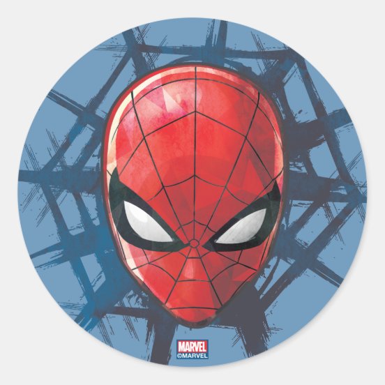 Spiderman Head Stickers | Zazzle