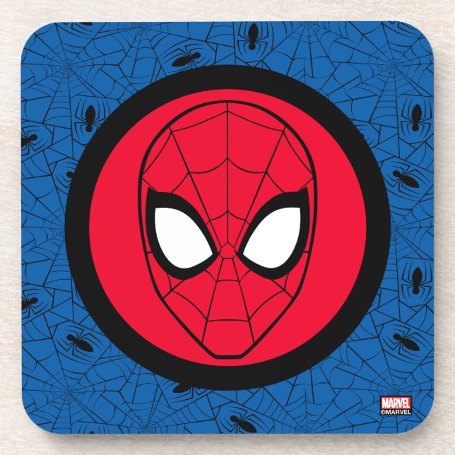 Spider-Man | Head Logo Beverage Coaster (Front)