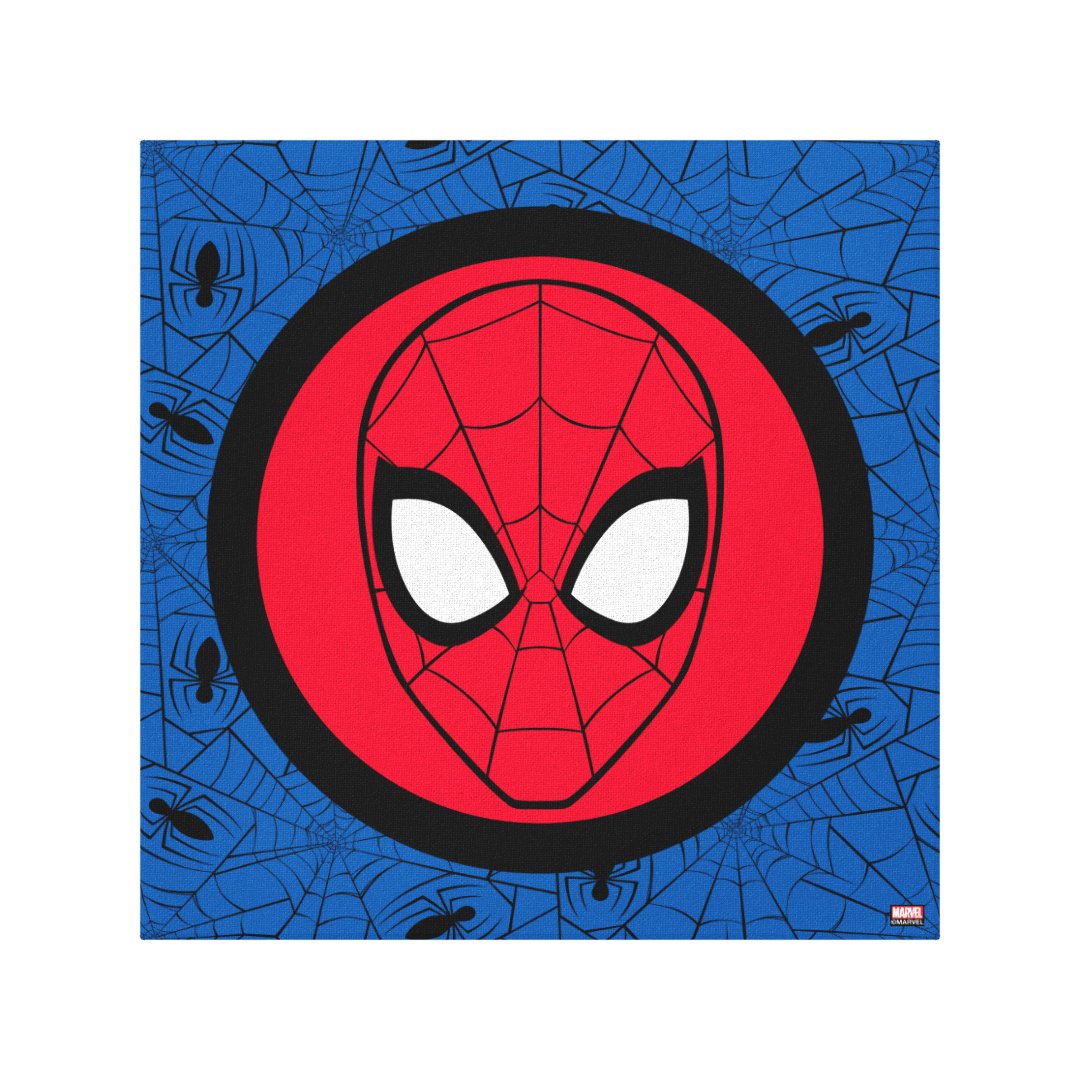 Spider-Man | Head Logo Canvas Print | Zazzle