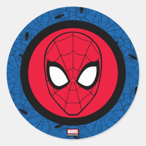 Spider_Man  Head Logo Classic Round Sticker