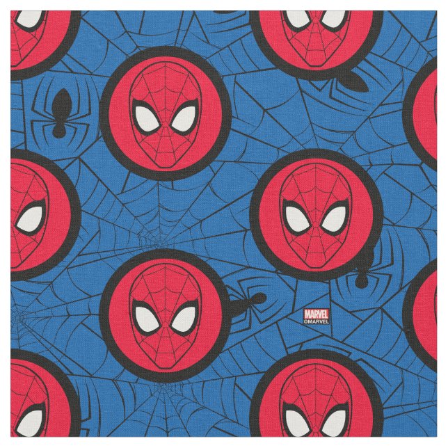 Spider-Man | Head Logo Fabric (Close Up)