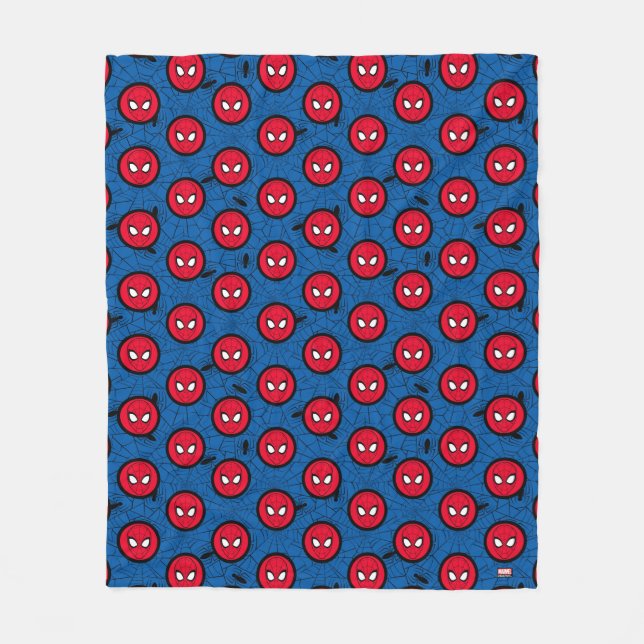 Spider-Man | Head Logo Fleece Blanket (Front)