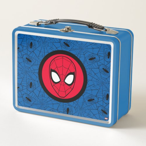 Spider_Man  Head Logo Metal Lunch Box