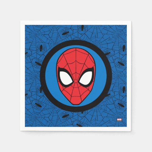 Spider_Man  Head Logo Napkins