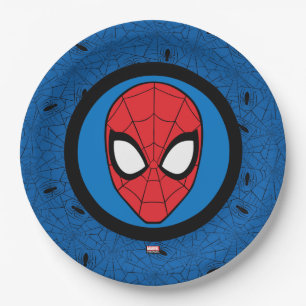 Spider-Man   Head Logo Paper Plates
