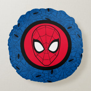 Spider-Man   Head Logo Round Pillow