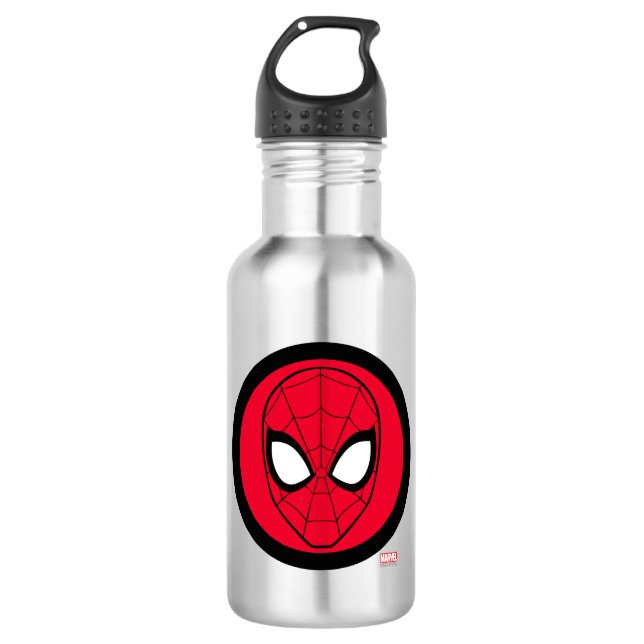 Spider-Man | Head Logo Stainless Steel Water Bottle (Front)