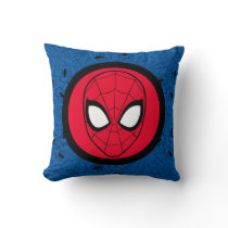 Spider-Man | Head Logo Throw Pillow