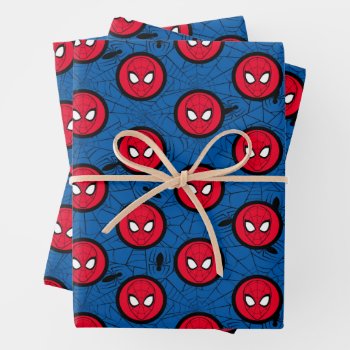 Spider-man | Head Logo Wrapping Paper Sheets by spidermanclassics at Zazzle