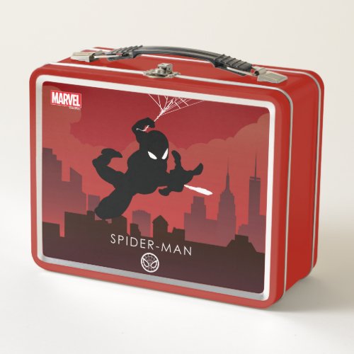 Spider_Man Heroic Silhouette Metal Lunch Box