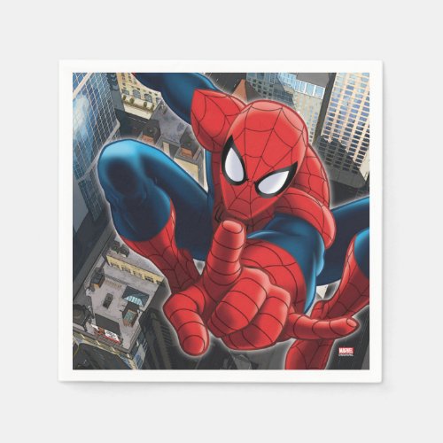 Spider_Man High Above the City Napkins