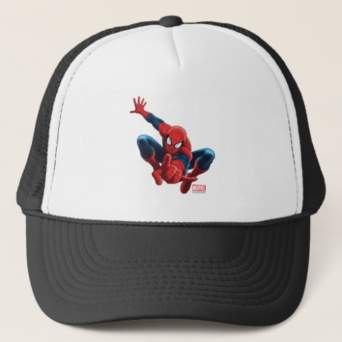 Spider_Man High Above the City Trucker Hat