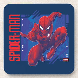 Spider-Man   High-Tech Character Badge Beverage Coaster