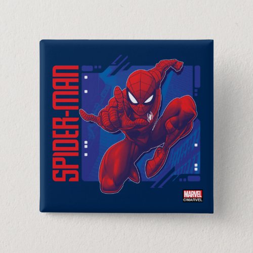 Spider_Man  High_Tech Character Badge Button