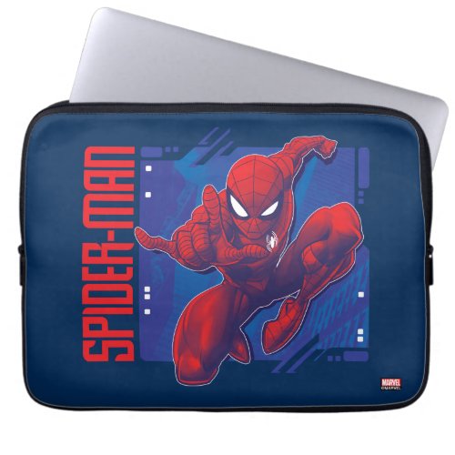 Spider_Man  High_Tech Character Badge Laptop Sleeve